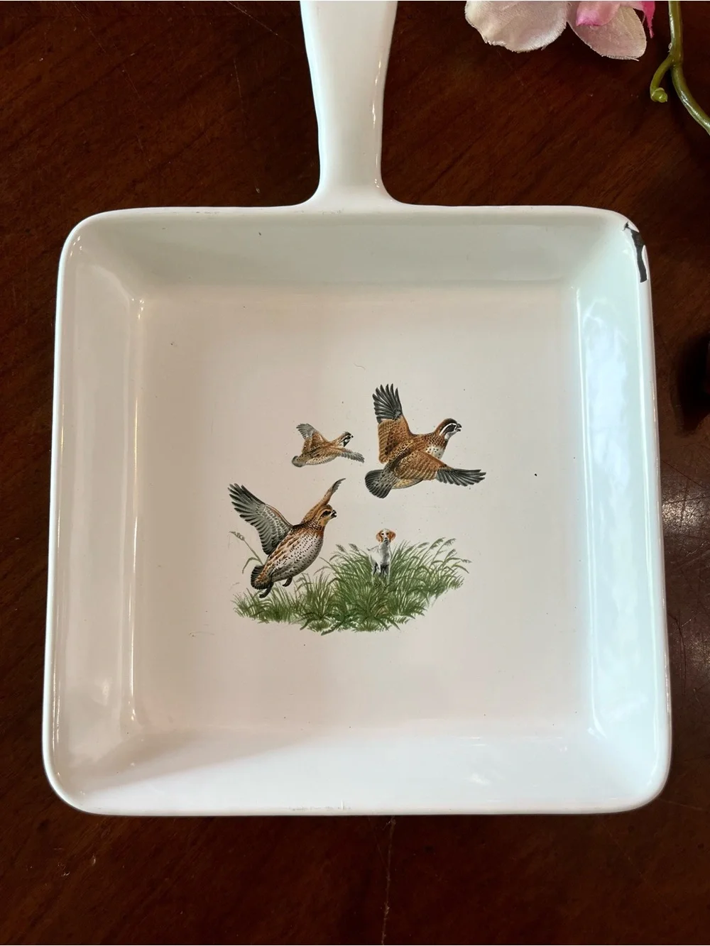 Set of 2 Vintage Prizer-Ware Enameled Cast Iron Square Egg -Model 55 1690